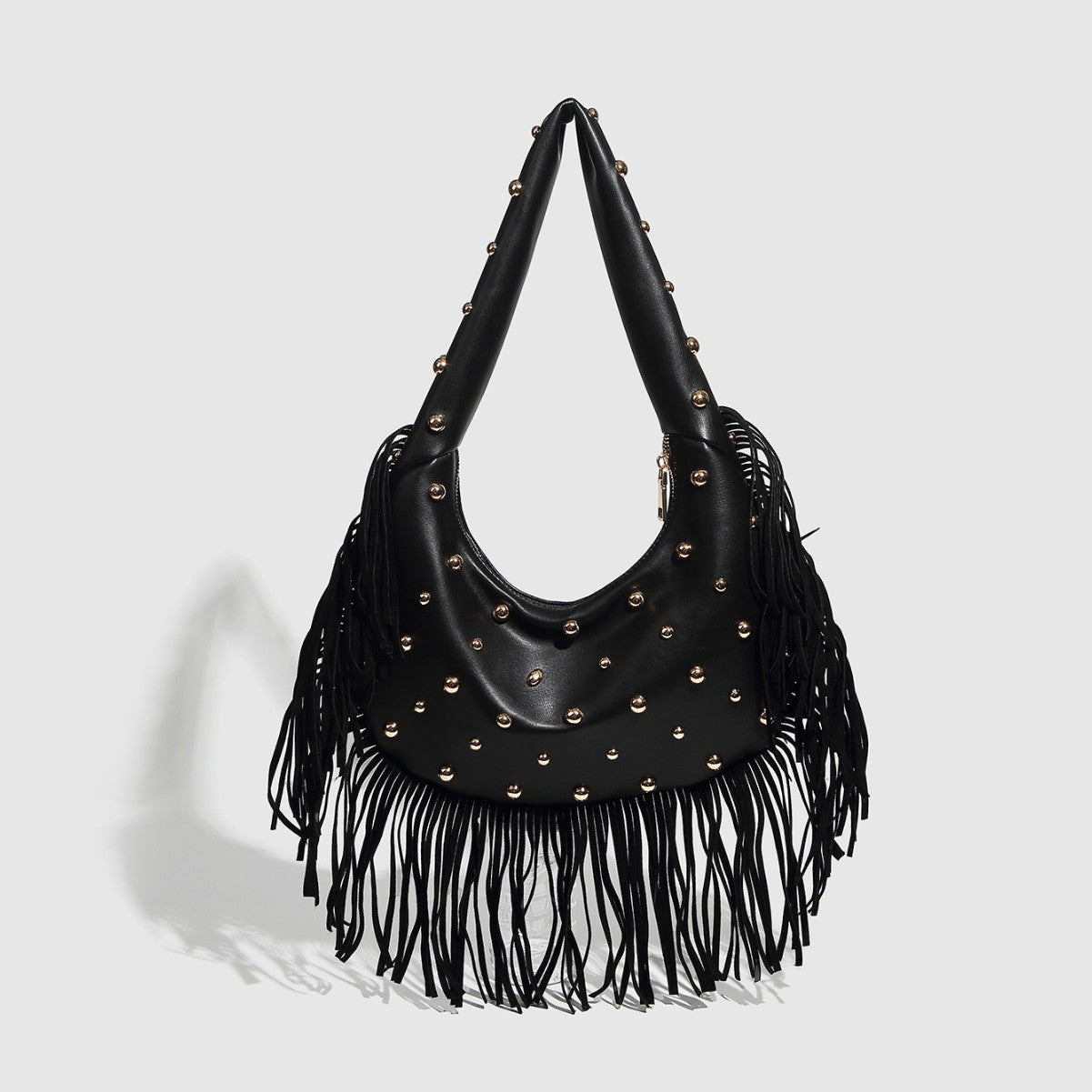 Retro Personalized Tassel Shoulder Handbag