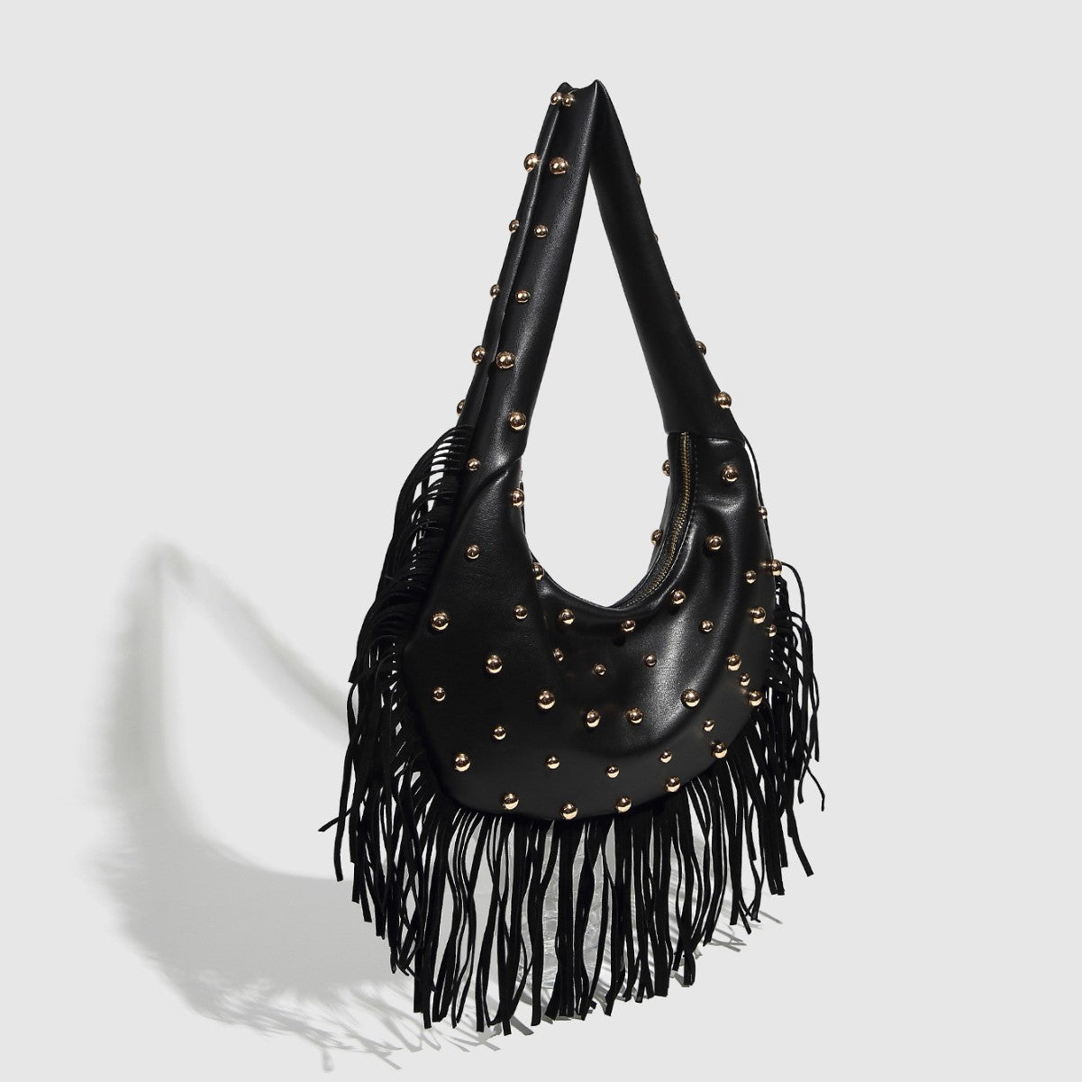 Retro Personalized Tassel Shoulder Handbag