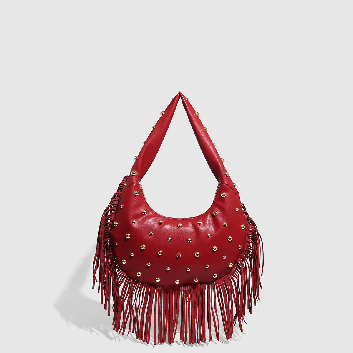 Retro Personalized Tassel Shoulder Handbag