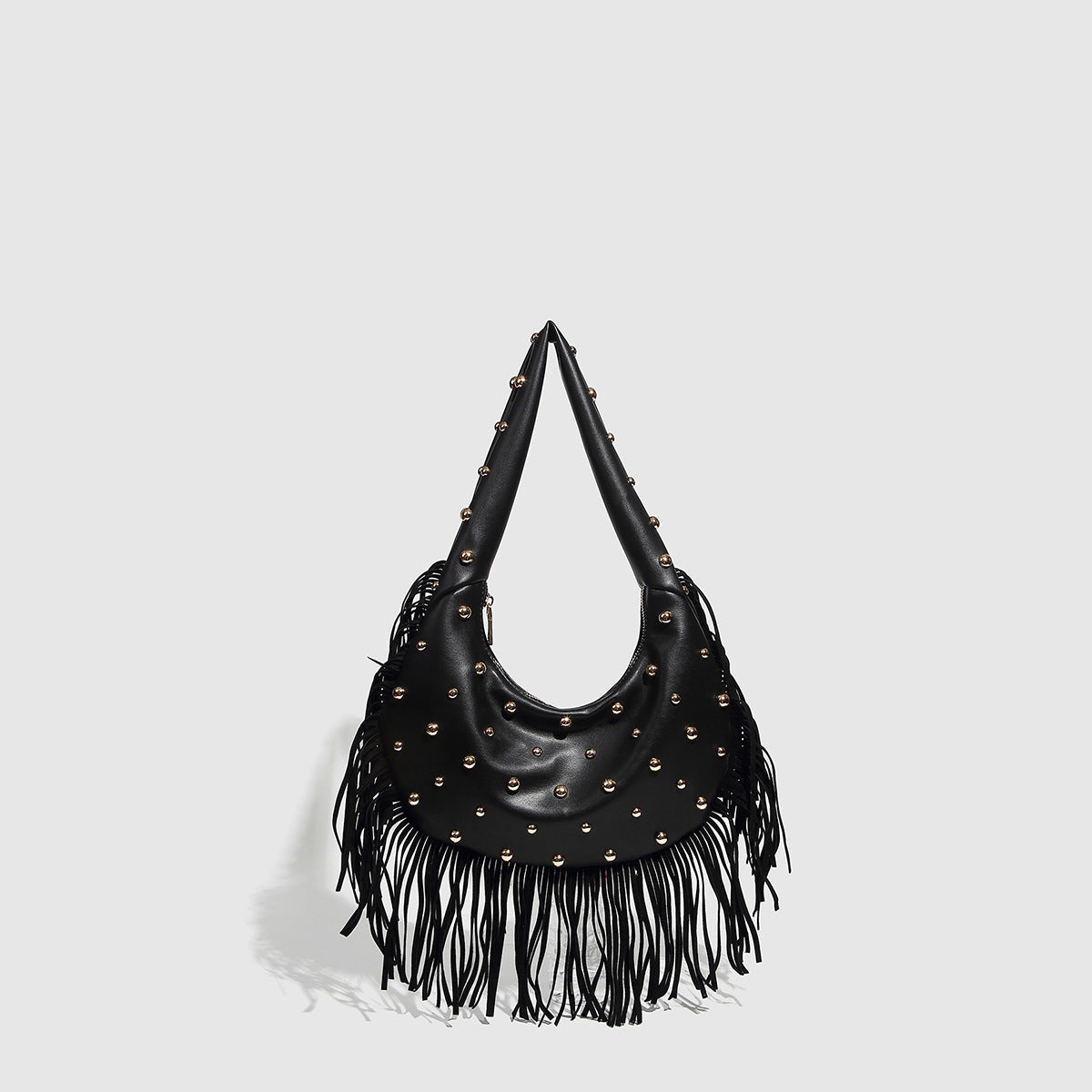 Retro Personalized Tassel Shoulder Handbag
